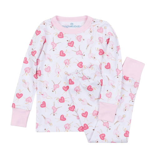 Magnolia Baby Dancing Hearts Pajama