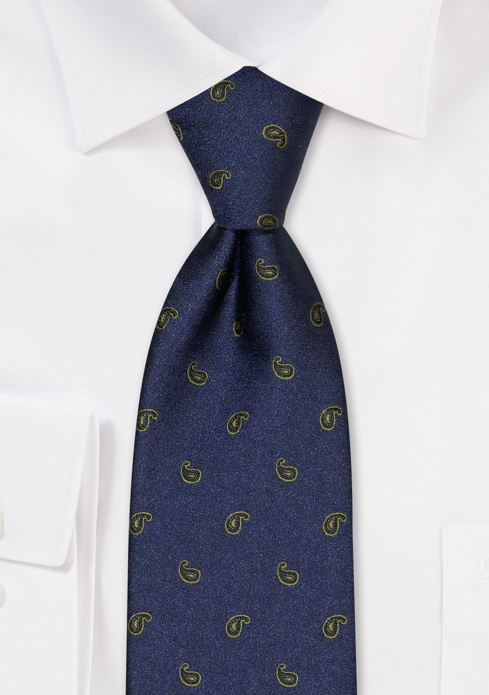 Dark Teal/Olive Paisley Tie