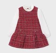 Tweed Pinafore Dress