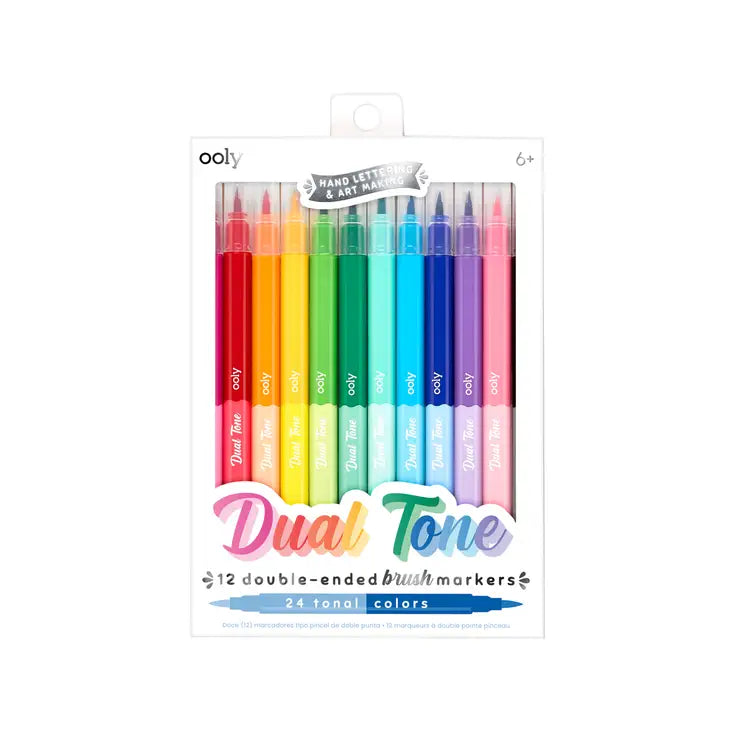 Ooly dual Tone Double Ended Brush Markers