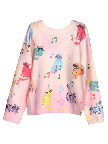Hannah Bannana Multi Cat Sweater