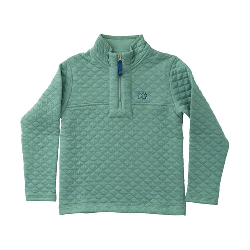 Prodoh Quilted Zip Pullover-Frosty Spruce