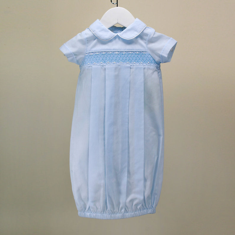 Baby Blessings Elliot Light Blue Bag Gown