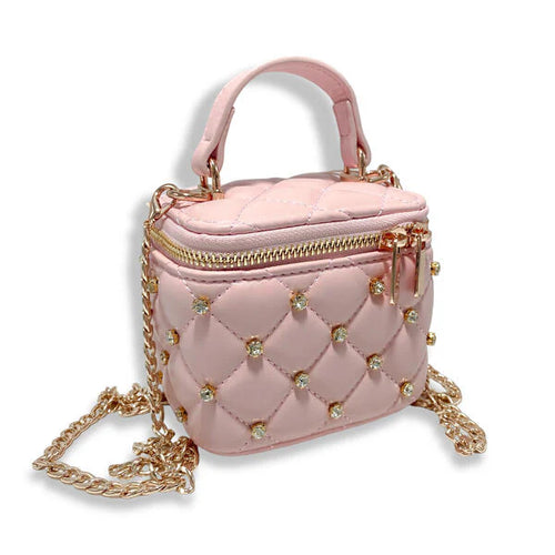 Doe A Dear Embellished Vanity Quilted Purse