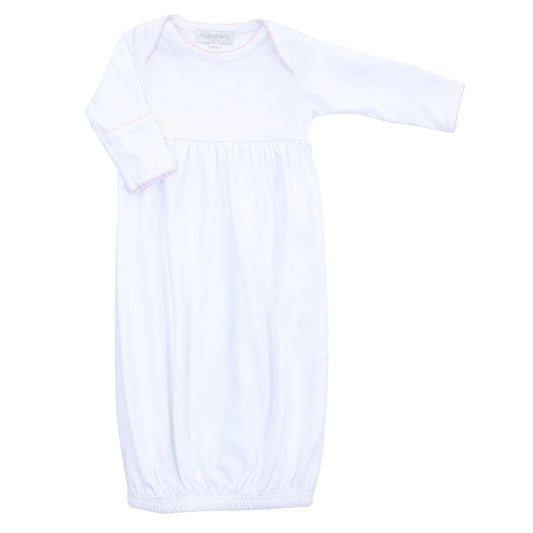 MB Essentials Gown w/ Pink Trim