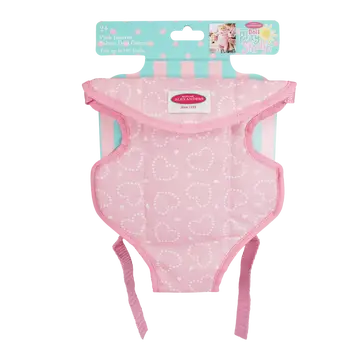 Madame Alexander 18: Pink Heart Fabric Carrier