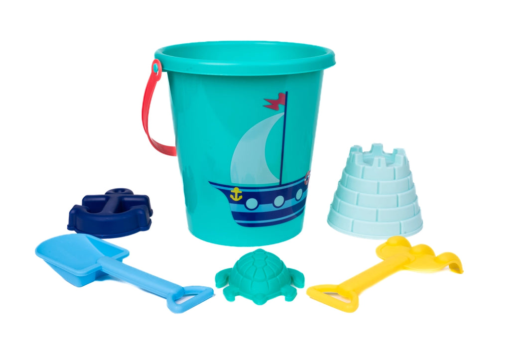 6 Pc. Ship & Sand Bucket Set
