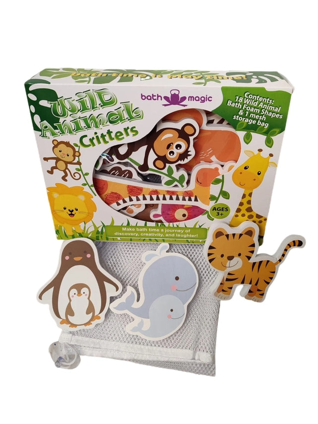 Fizzles Sticky Bath Foam Critters (30 Pieces)