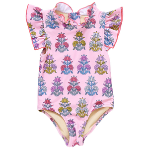 Pink Chicken Pink Flowerette Swimsuit