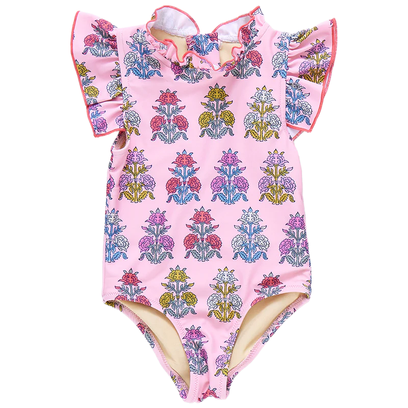 Pink Chicken Pink Flowerette Swimsuit