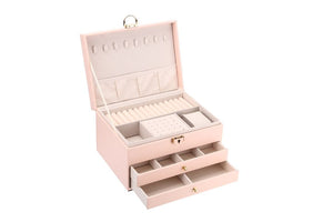 Nima Accessories Quilted 2 Drawer Jewelry Box