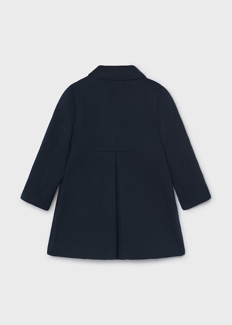 Mayoral Navy Dress Wool Coat