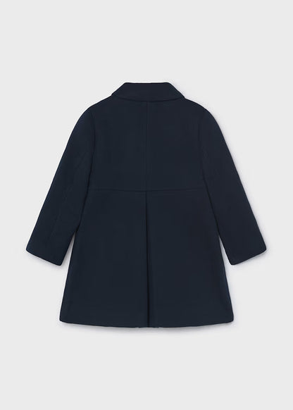 Mayoral Navy Dress Wool Coat