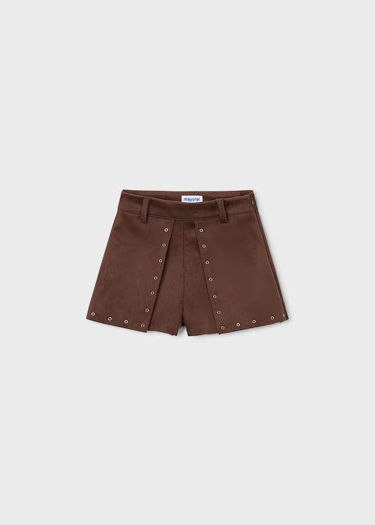 Faux Suede Shorts