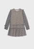 Printed Crinkle Dress