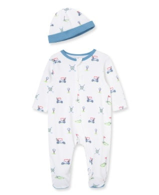 Little Me Golf Club Footie/Hat