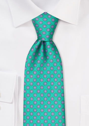 Grass Green Boy's Tie