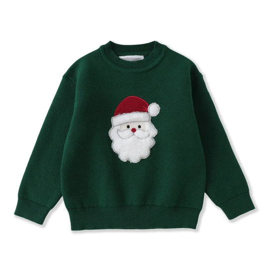 Santa Christmas Sweater-Green