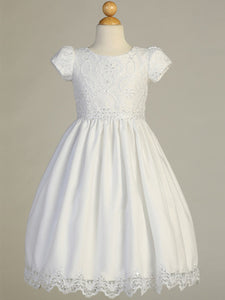 Swea Pea & Lilly Emb. Lace w/ Sequins on Tulle Dress