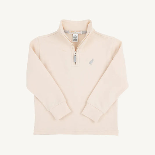 TBBC Oatmeal Hayword Half Zip Sweater