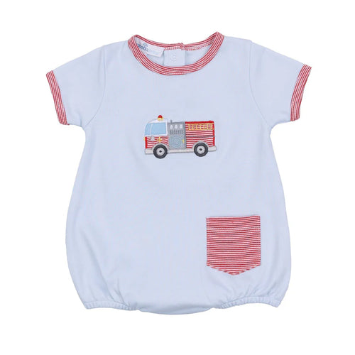 Magnolia Baby Hero Brigade Applique S/S Bubble