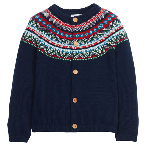 LE Highlands Fair Isle Cardigan
