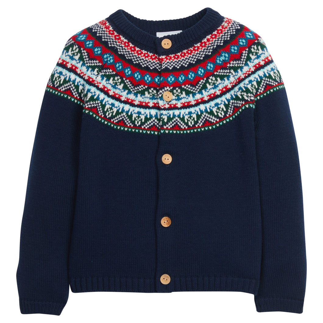 LE Highlands Fair Isle Cardigan