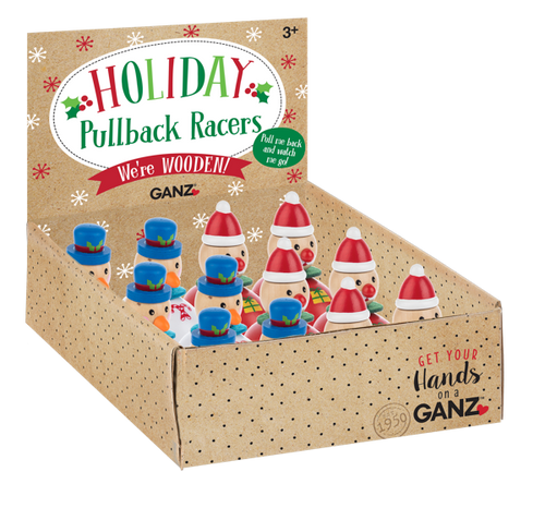 Ganz Pull Back Holiday Racers