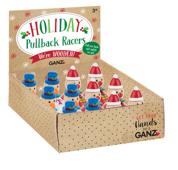 Ganz Pull Back Holiday Racers