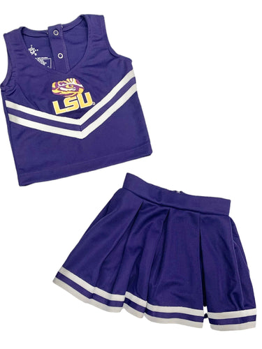 Creative Knitwear LSU Cheer Dress w/ Bloomer