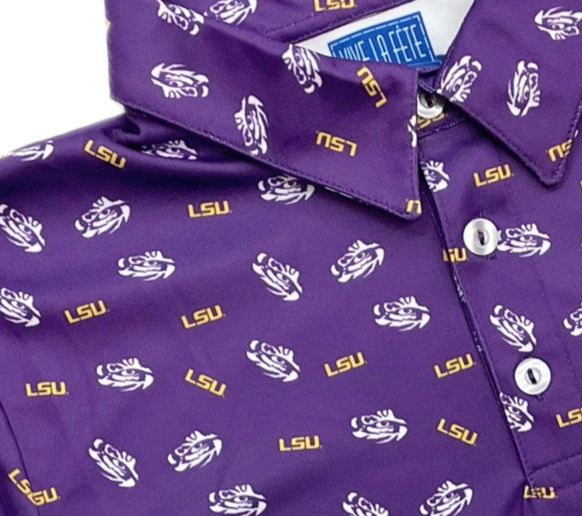 VLF LSU Logo Performance S/S Shirt