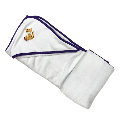 Magnolia Baby Tiger Football Emb Towel