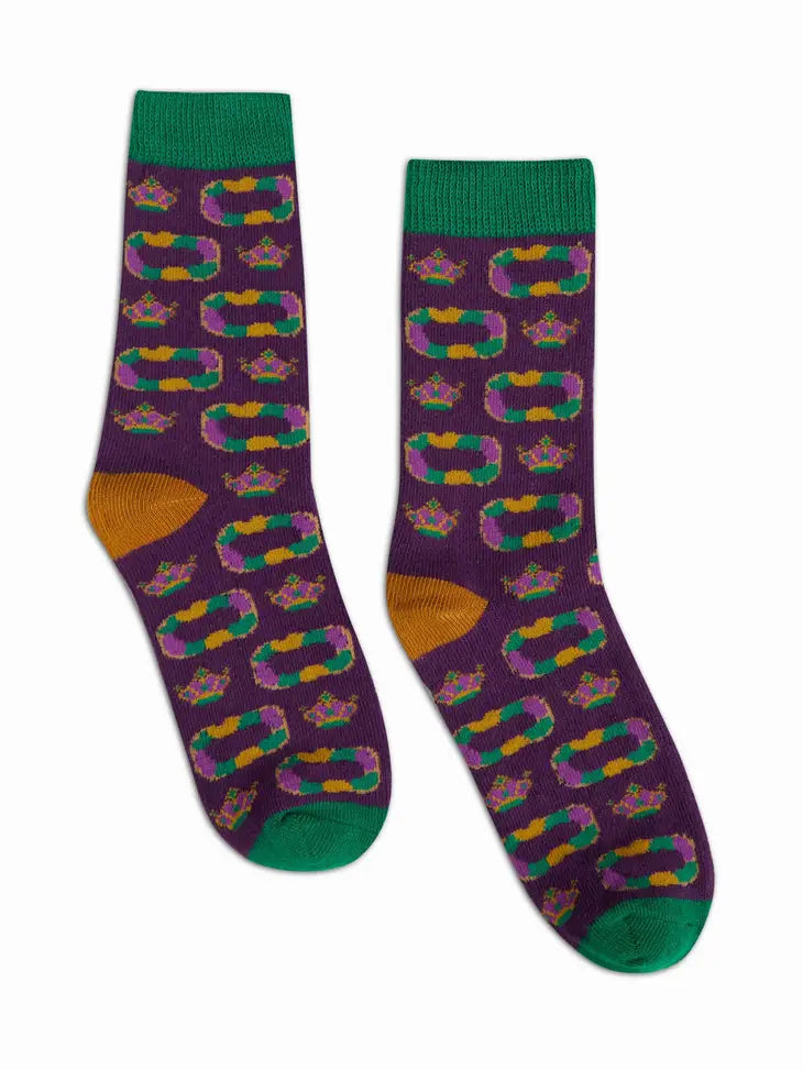 Bonfolk Big Kid King Cake Socks
