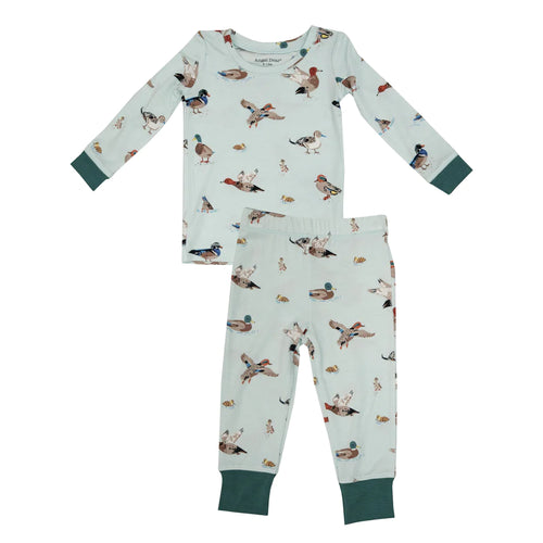 Angel Dear Green Ducks 2 Pc. Pajamas
