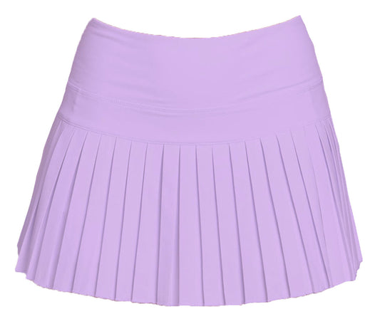 Azarhia Mini Pleated Skort-Lavender