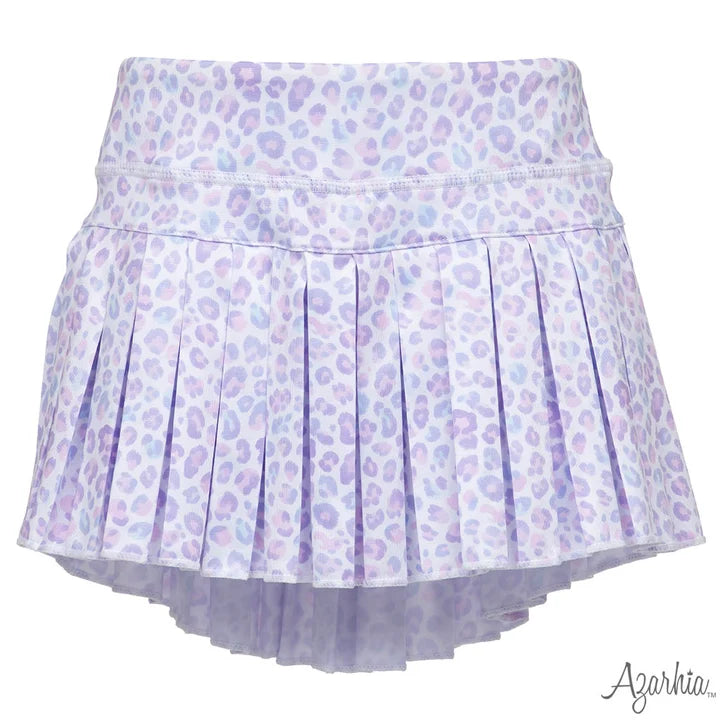 Azarhia Leopard Love Mini Pleated Skort