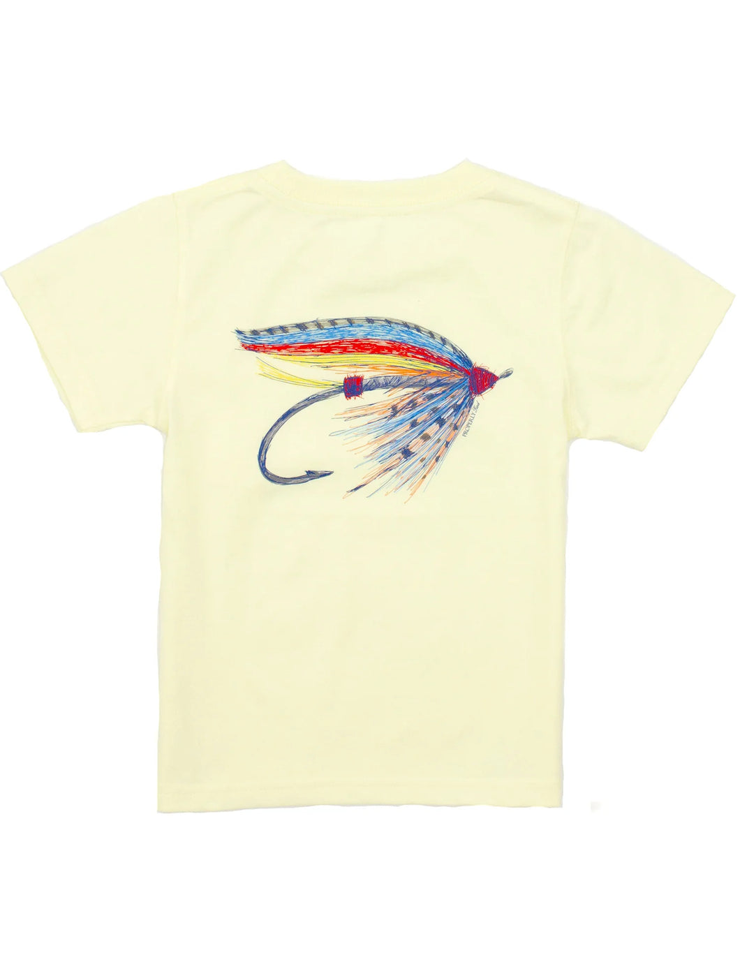 Properly Tied Let It Fly Tee-Lt. Yellow