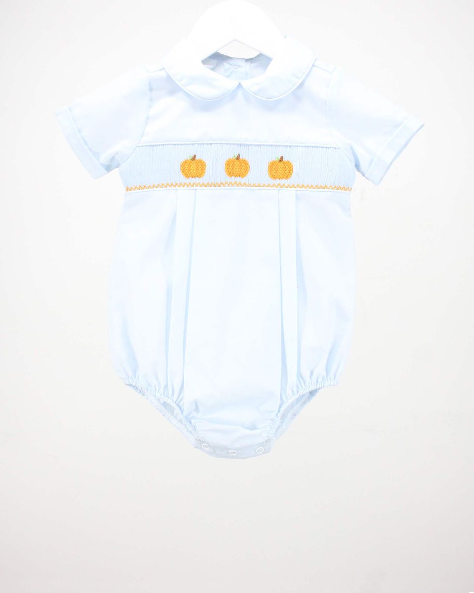 Baby Blessings Pumpkins Levi Bubble-Blue