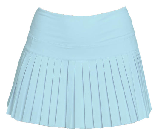 Azarhia Mini Pleated Skort-Lt. Blue