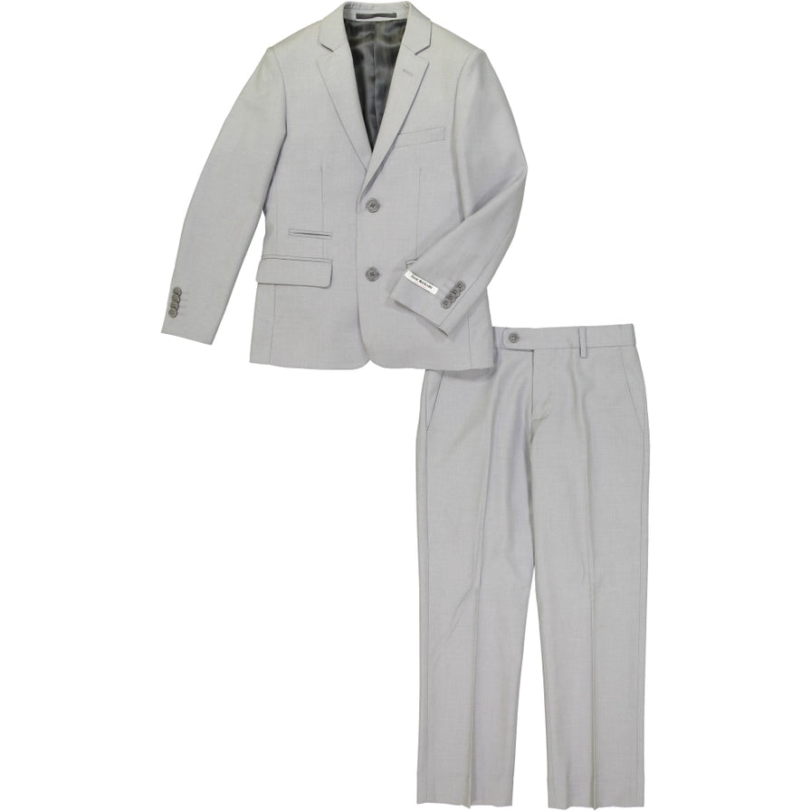 Isaac Mizrahi Lt. Grey 2 Pc. Wool Blend Suit