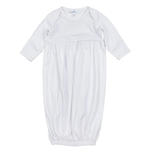 MB Little Love Gathered Gown-White