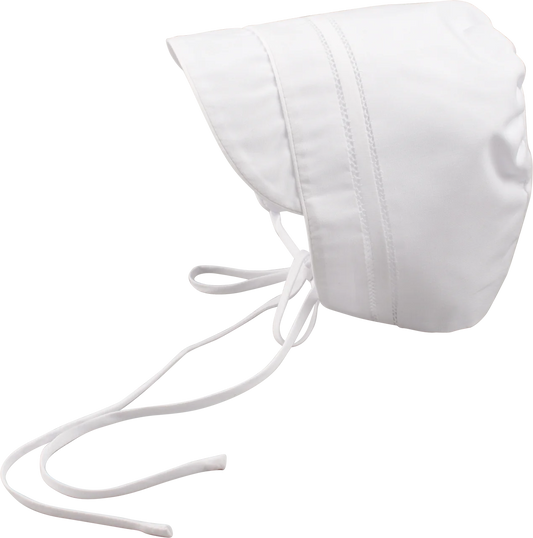 Feltman Simply White Boys Bonnet