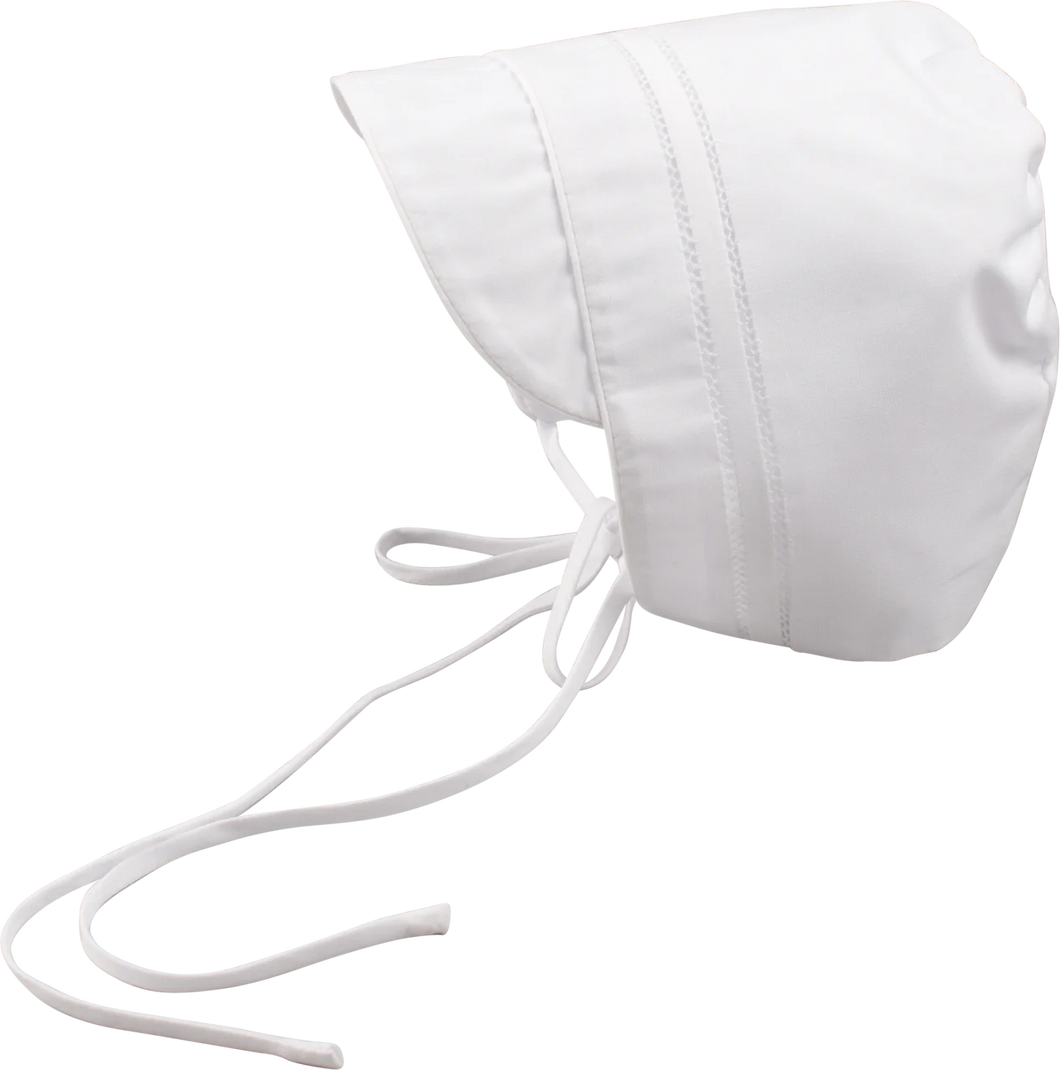 Feltman Simply White Boys Bonnet