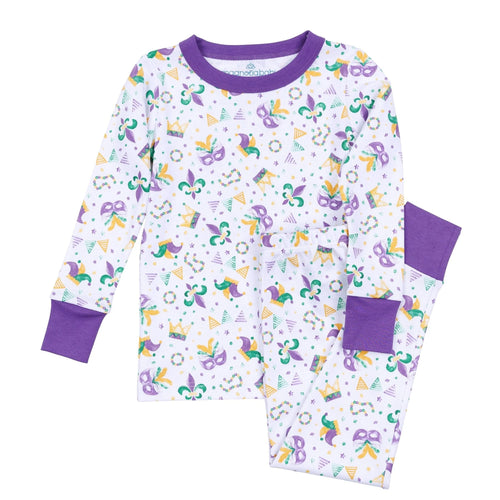 MB Mardi Gras Munchkins Long PJ's