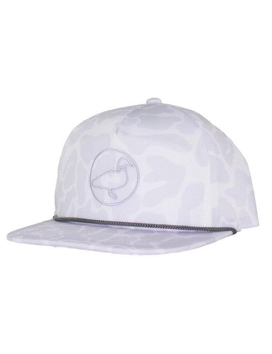 Properly Tied Polar Camo Rope Hat