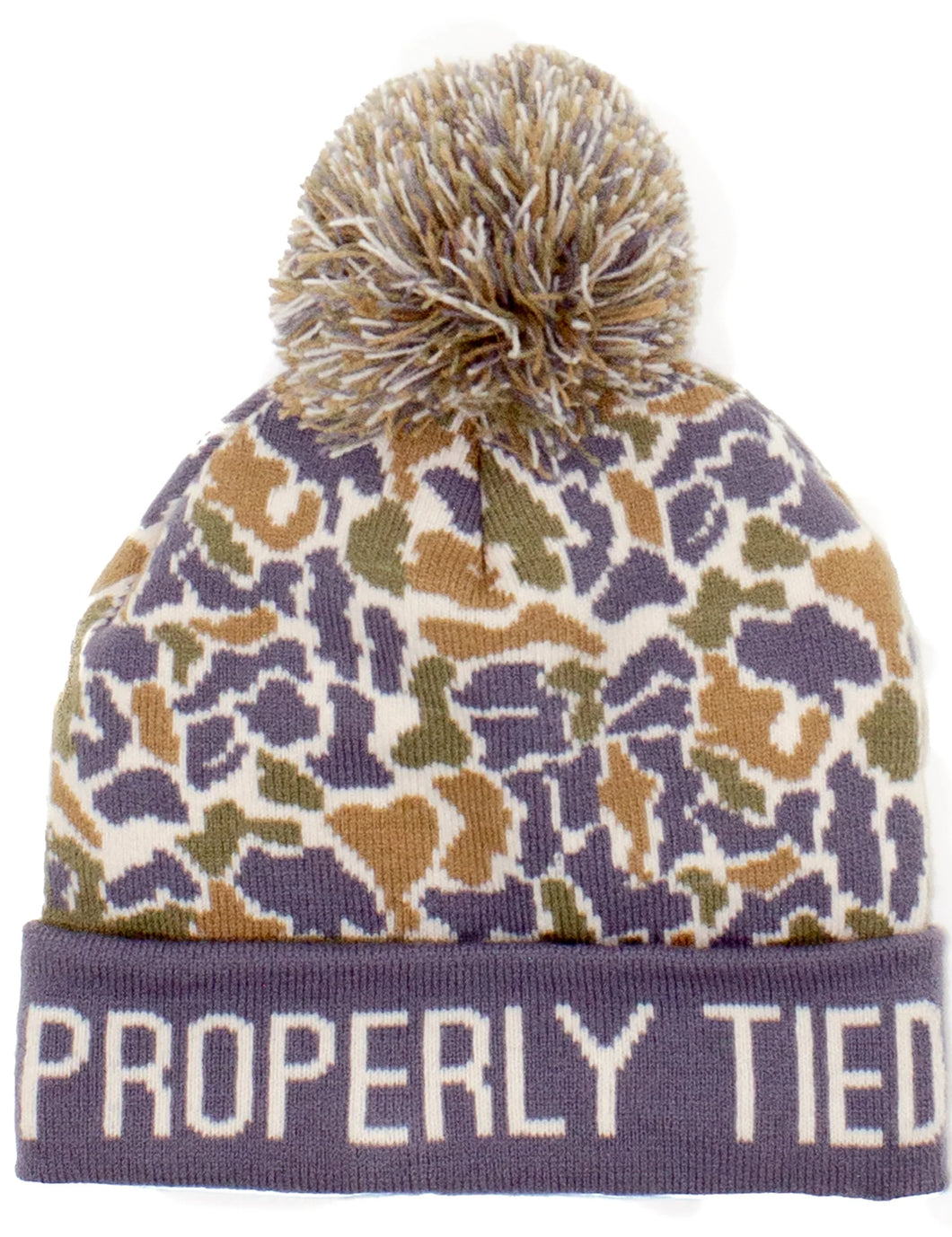 Properly Tied Breck Beanie- Field Camo