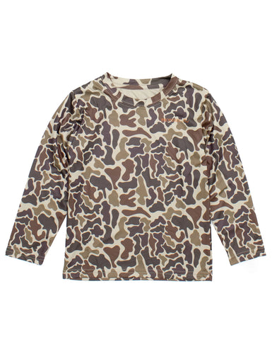 Properly Tied Performance Vintage Camo L/S Tee