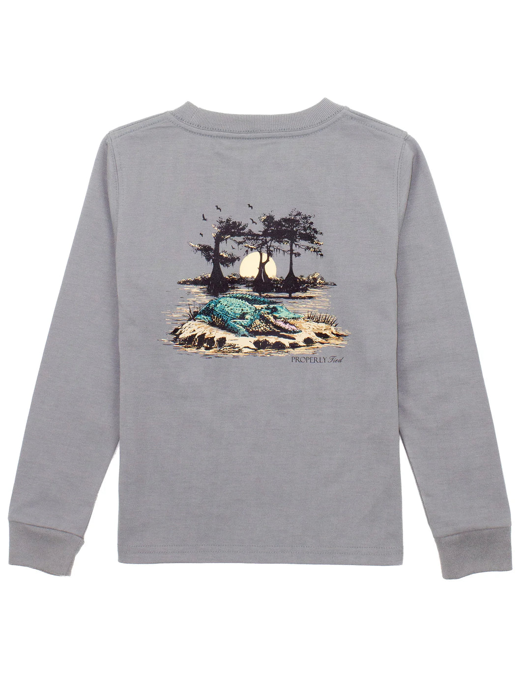 Properly Tied Bayou Gator L/S Tee