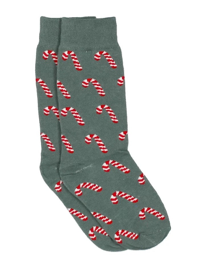 Boys Lucky Duck Sock Candy Cane