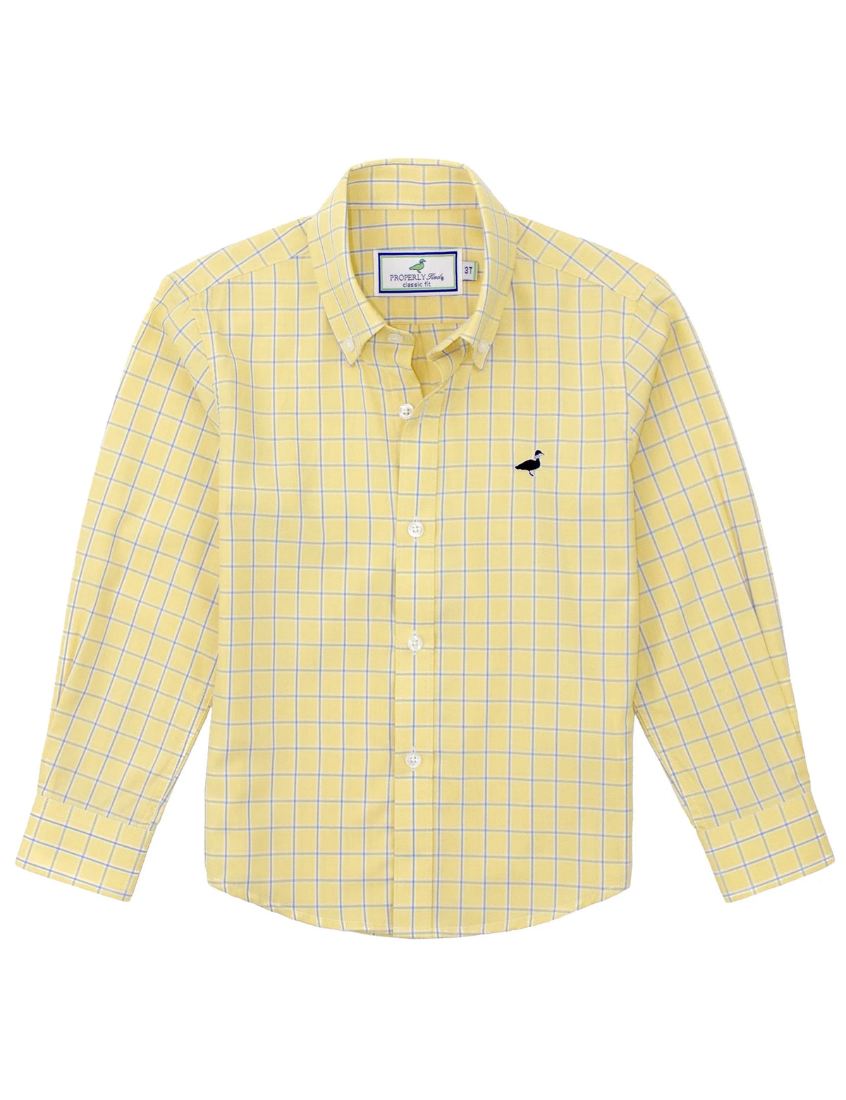 Properly Tied Sportshirt-Yellow Honeysuckle